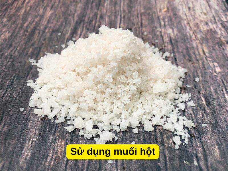 Sử dụng muối hột